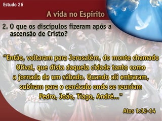 A Vida no Espírito - Ouvindo a Voz de Deus, Estudo Bíblico, Igreja Adventista