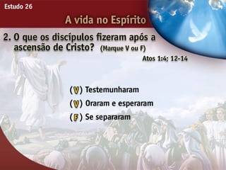 A Vida no Espírito - Ouvindo a Voz de Deus, Estudo Bíblico, Igreja Adventista
