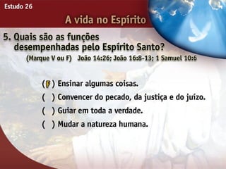 A Vida no Espírito - Ouvindo a Voz de Deus, Estudo Bíblico, Igreja Adventista