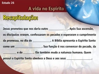 A Vida no Espírito - Ouvindo a Voz de Deus, Estudo Bíblico, Igreja Adventista