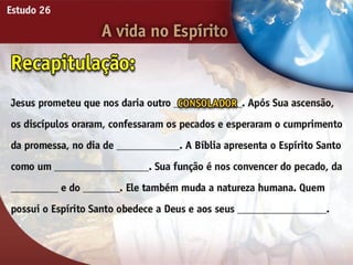 A Vida no Espírito - Ouvindo a Voz de Deus, Estudo Bíblico, Igreja Adventista
