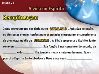 A Vida no Espírito - Ouvindo a Voz de Deus, Estudo Bíblico, Igreja Adventista