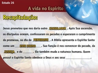 A Vida no Espírito - Ouvindo a Voz de Deus, Estudo Bíblico, Igreja Adventista
