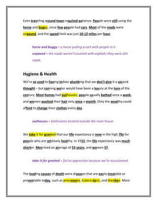 DAILY LIFE l 100 YEARS AGO | PDF | Travel