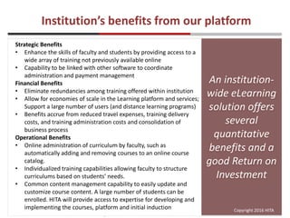 eLearning Proposal from HITA | PPTX