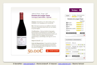 © SemaWeb – www.semaweb.fr – Aliocha Iordanoff - © Vaisonet – www.vaisonet.com – Maxime Varinard
 