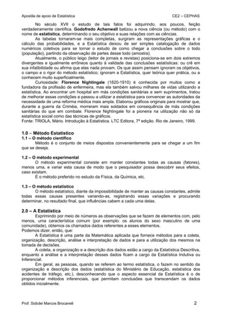 Apostila de Estatística