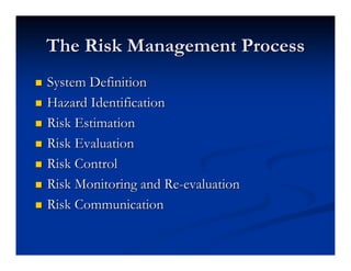 Risk Assessment and Management | PDF