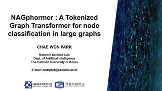 NAGphormer: Advanced Tokenized Graph Transformer for Scalable Node ...