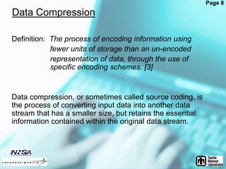 Data Compression Project Presentation | PPTX