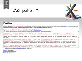 D'où part-on ?
 