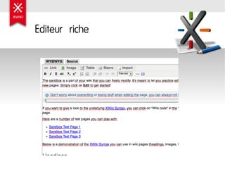 Editeur riche
 