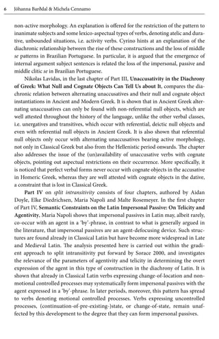 Argument Structure In Flux The Naplescapri Papers Elly Van Gelderen | PDF