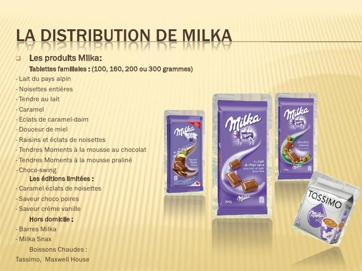 stratgie des marrues etude du march des tablettes de chocolat au lait 33 728