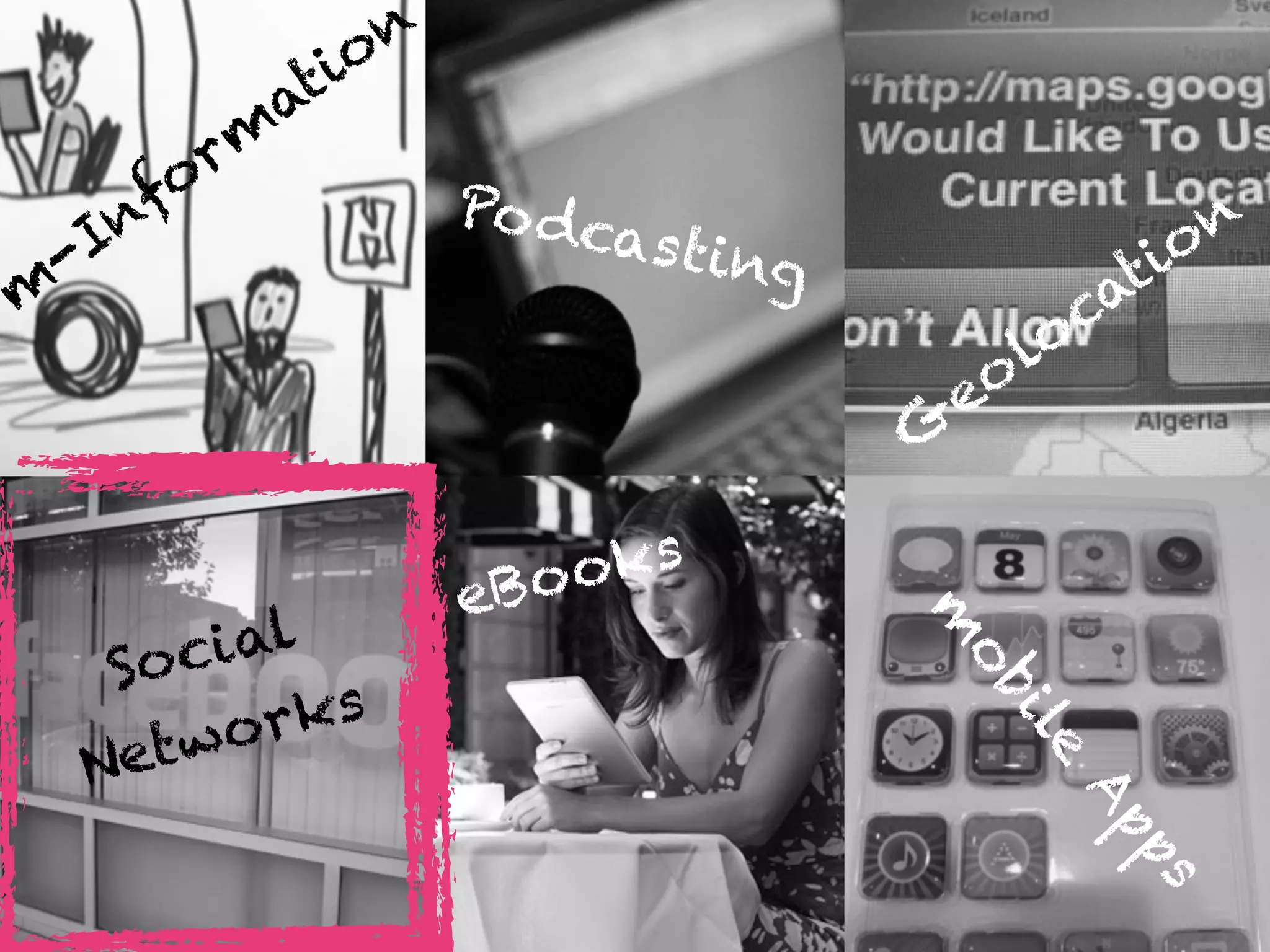 o n
          ti
Step towards digital
         a
      rm
   lecture room
     fo          Po dc                                n
   In                 a   s ting                    o
m
 -                                             ti
                                             ca
                                          lo
                                       eo
                                   G

                 eB o oks
       ial



                                   m
   So c



                                   ob
    tw o rks



                                        il
  Ne



                                          e
                                            Ap
                                              ps
 