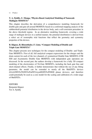 Frontiers In Electronics Advanced Modeling Of Nanoscale Electron ...