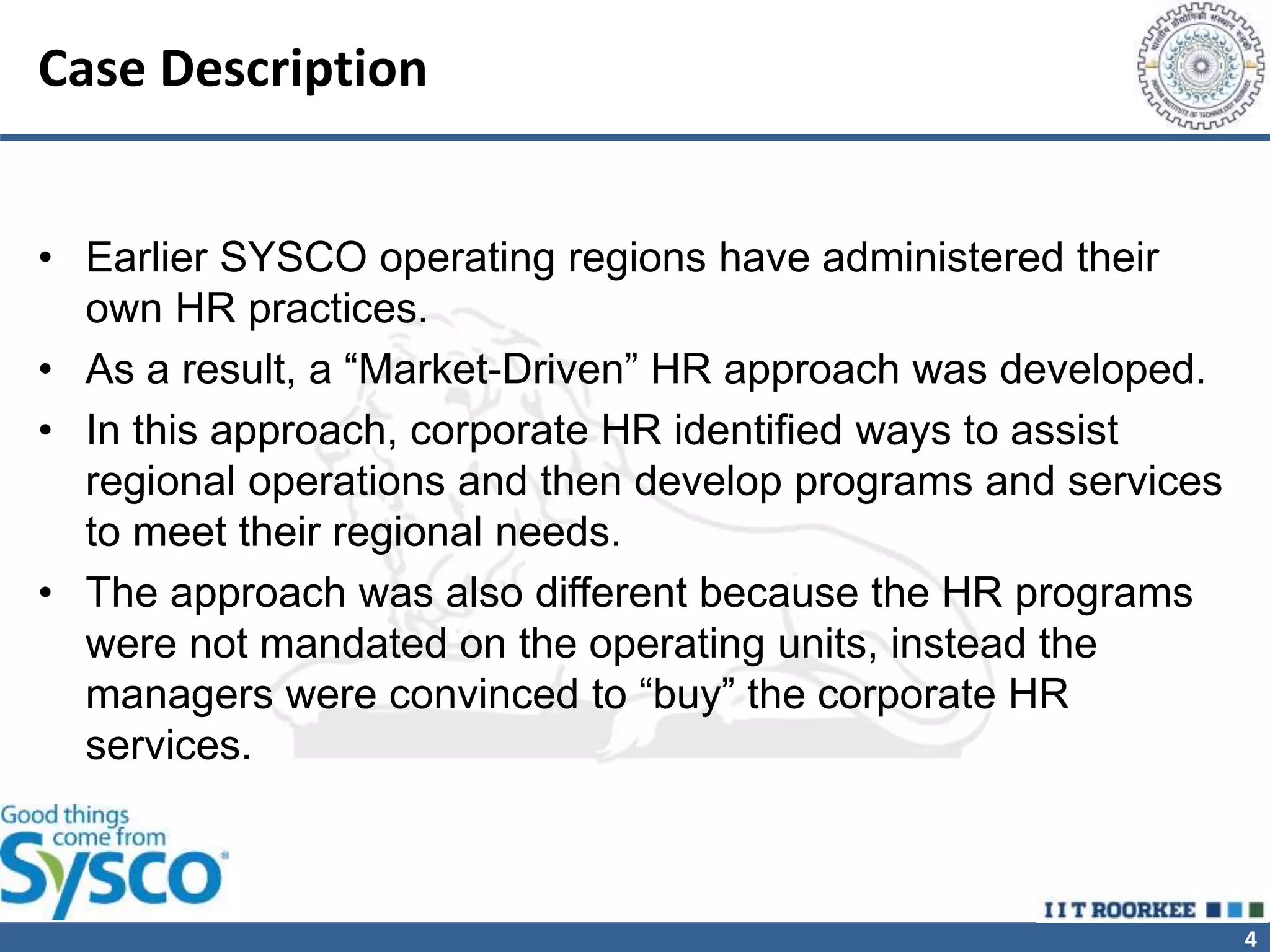 SYSCO Case Study | PPTX
