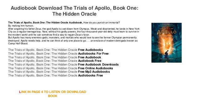 Audiobook Free Online Trial The Trials Of Apollo Book One The Hidde Audiobook Free Online Trial The Trials Of Apollo Book One The Hidde