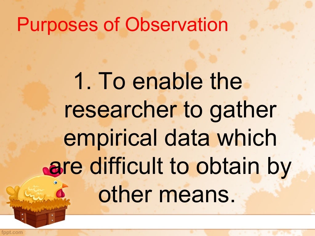Observation In Research