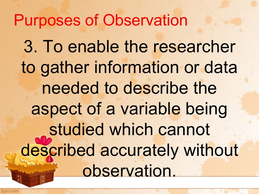 Observation In Research