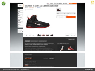 ergonomie et conversion – Octobre 2011       egroup.be
                                         www.egroup.be
 