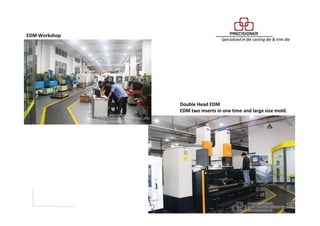 EDM Workshop
Double Head EDM
EDM two inserts in one time and large size mold.
 