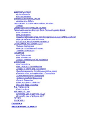 Principles Of Electricity Theory Practice And Solved And Proposed ...