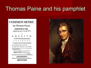 Thomas Paine and his pamphletThomas Paine and his pamphlet
 