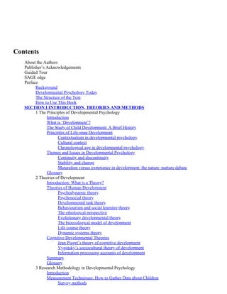 An Introduction To Child Development 3rd Edition Thomas Keenan | PDF