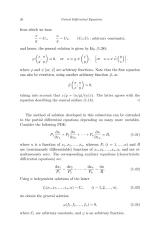 Partial Differential Equations Osamu Sano | PDF