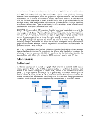EFFICIENT SCHEMA BASED KEYWORD SEARCH IN RELATIONAL DATABASES | PDF