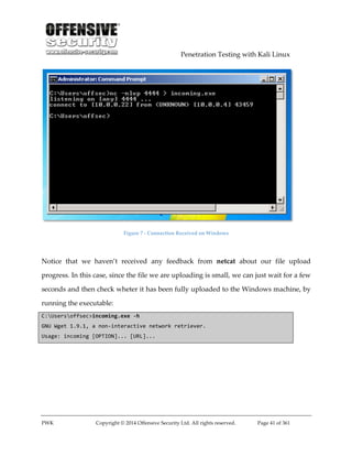 Penetration Testing With Kali Linux V101 Offensive Security | PDF