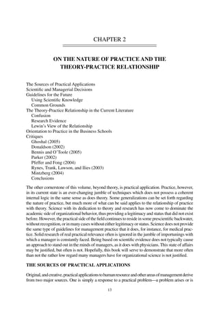 Organizational Behavior 4 From Theory To Practice John B Miner | PDF
