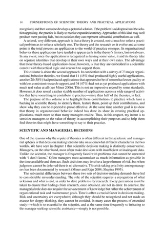 Organizational Behavior 4 From Theory To Practice John B Miner | PDF