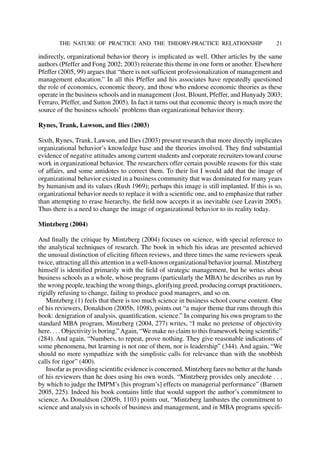 Organizational Behavior 4 From Theory To Practice John B Miner | PDF