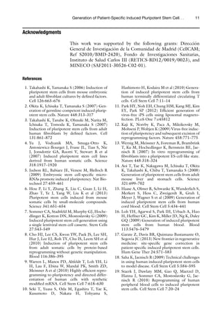 Patientspecific Induced Pluripotent Stem Cell Models Generation And ...