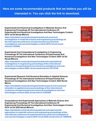 Experimental And Numerical Investigations Of Confluent Round Jets ...
