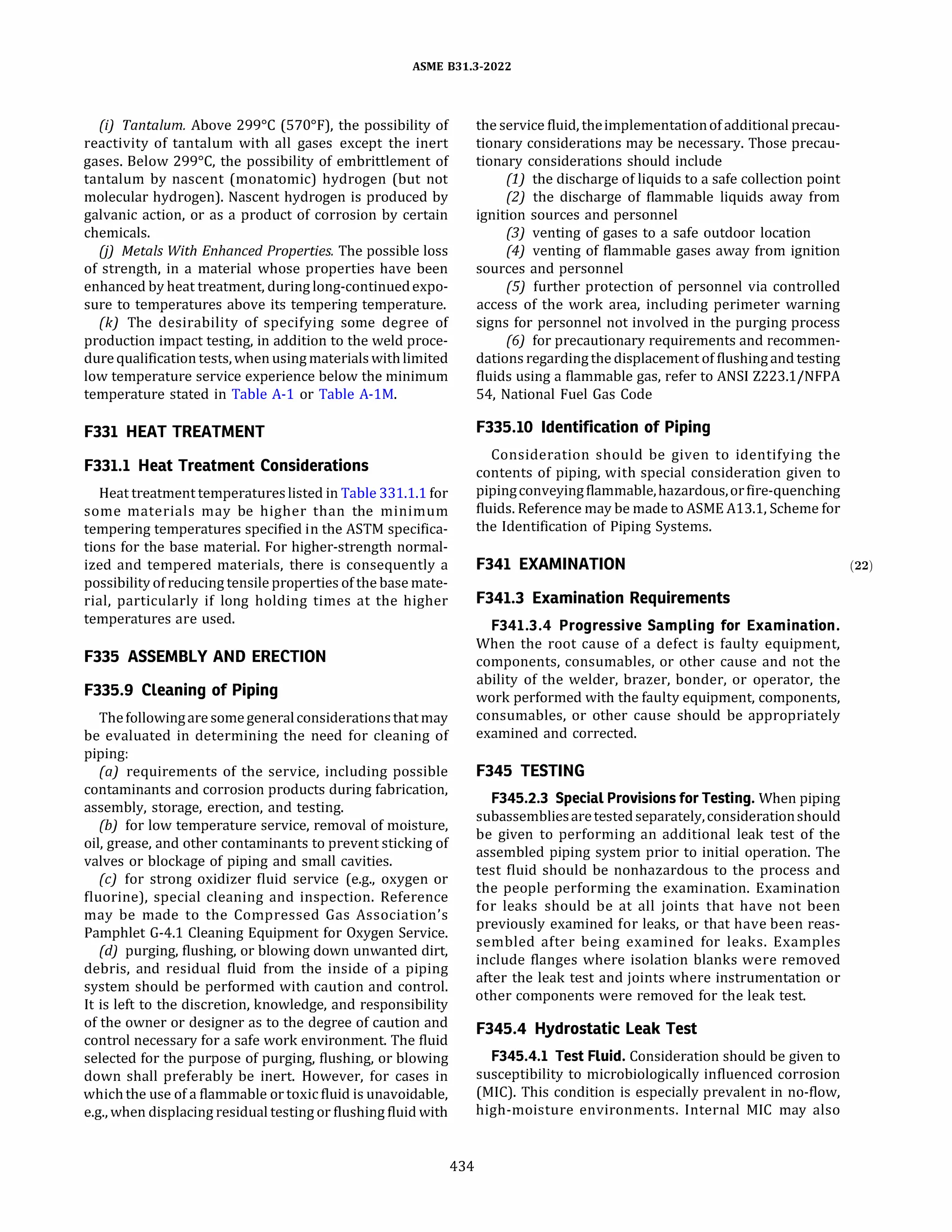 ASME B31.3 2022 Procces piping code for b31.3