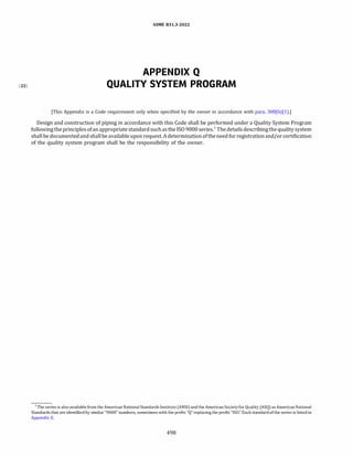 ASME B31.3 2022 Procces piping code for b31.3