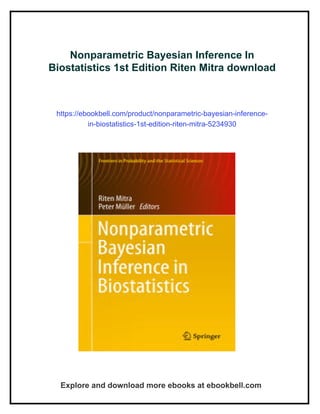 Nonparametric Bayesian Inference In Biostatistics 1st Edition Riten ...