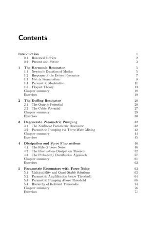 Classical And Quantum Parametric Phenomena Oded Zilberberg Alexander ...