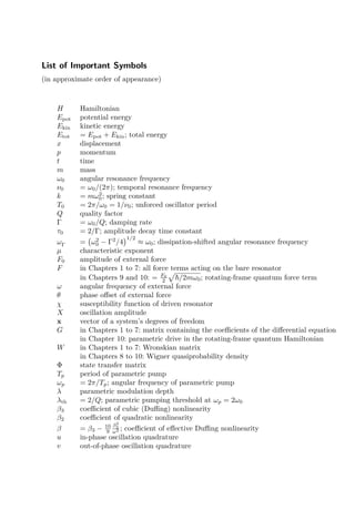 Classical And Quantum Parametric Phenomena Oded Zilberberg Alexander ...