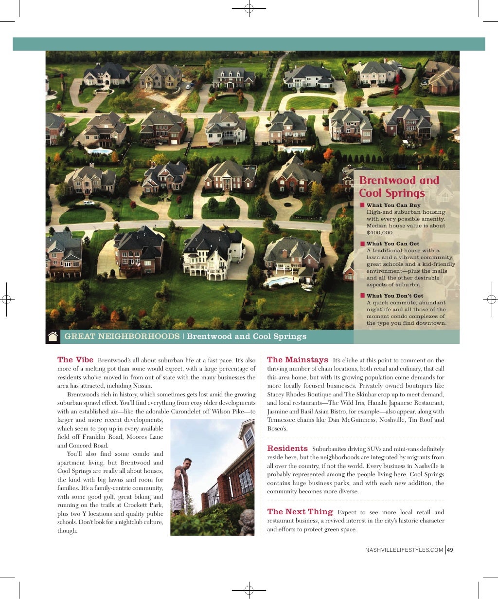 Nashville Neighborhoods Article
