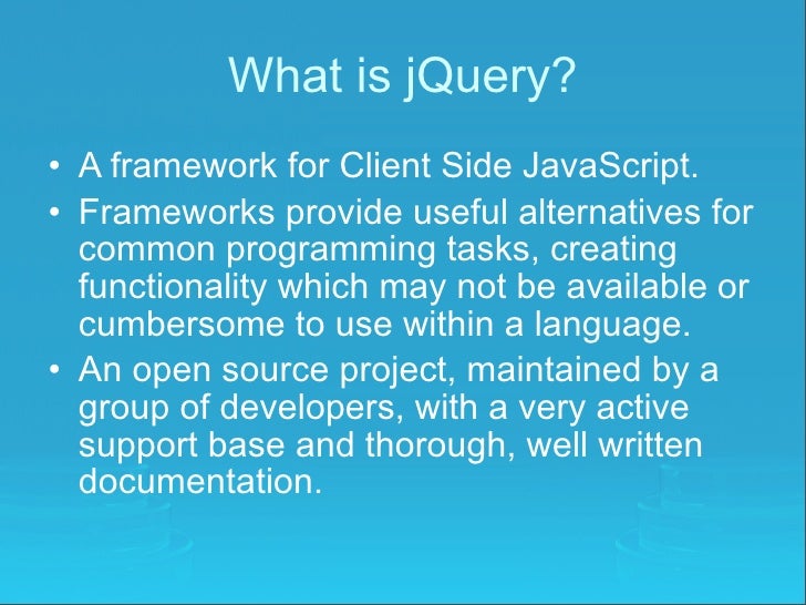 what is jquery what is jquery