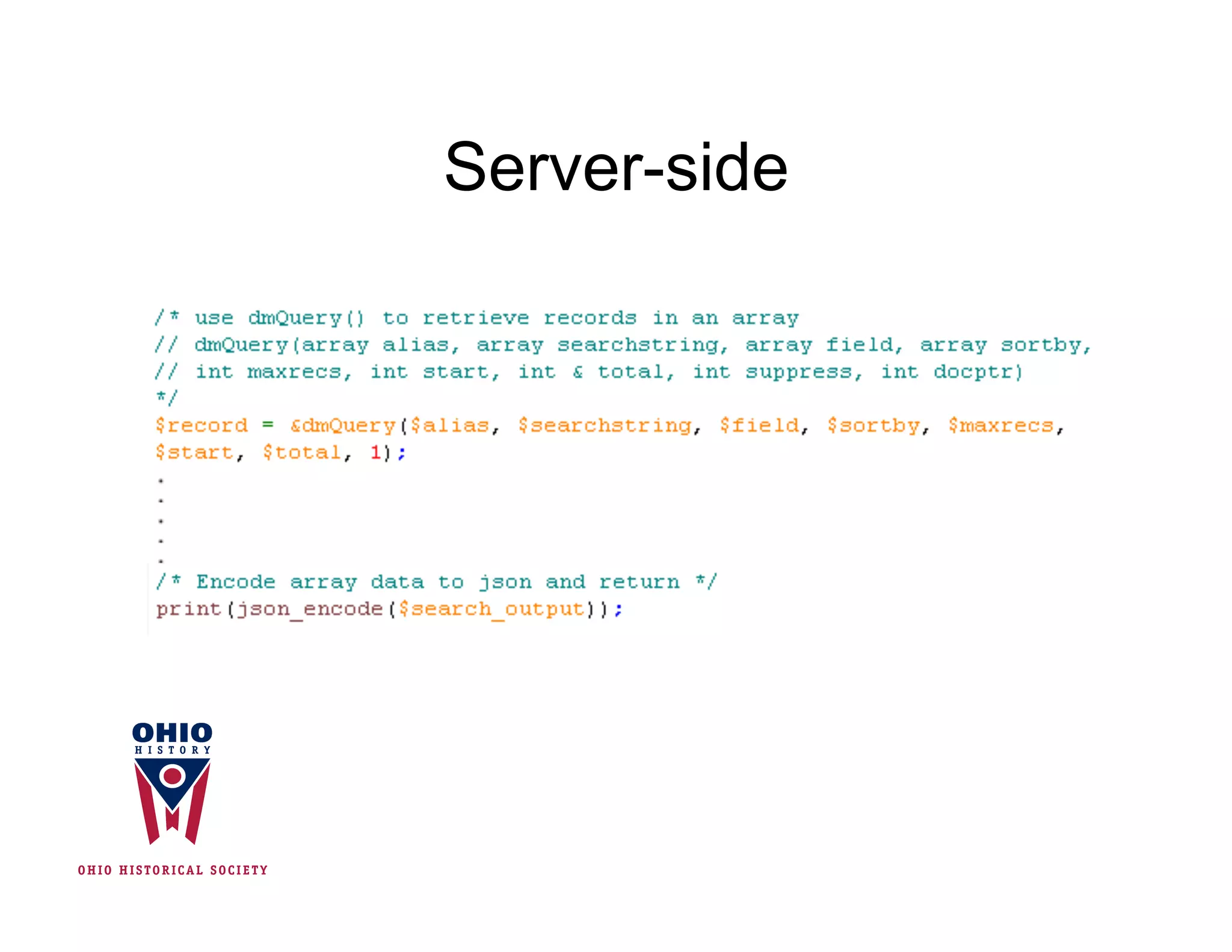 Server-side
 