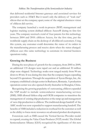 Fabless The Transformation Of The Semiconductor Industry Daniel Nenni | PDF