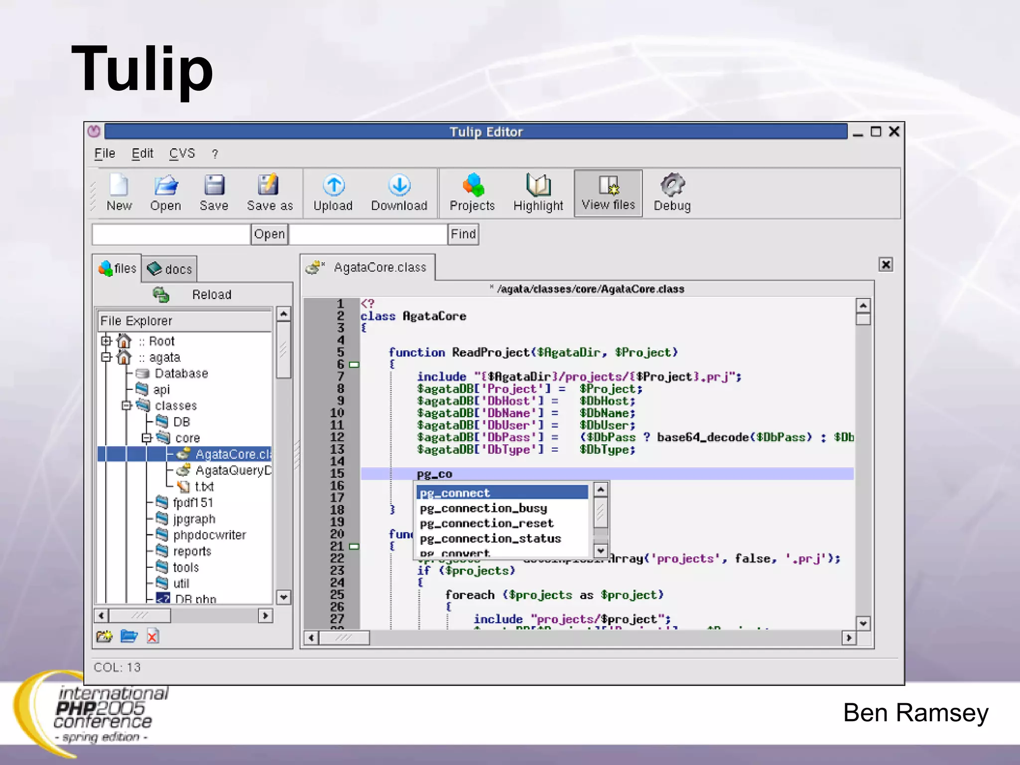 Tulip




        Ben Ramsey
 