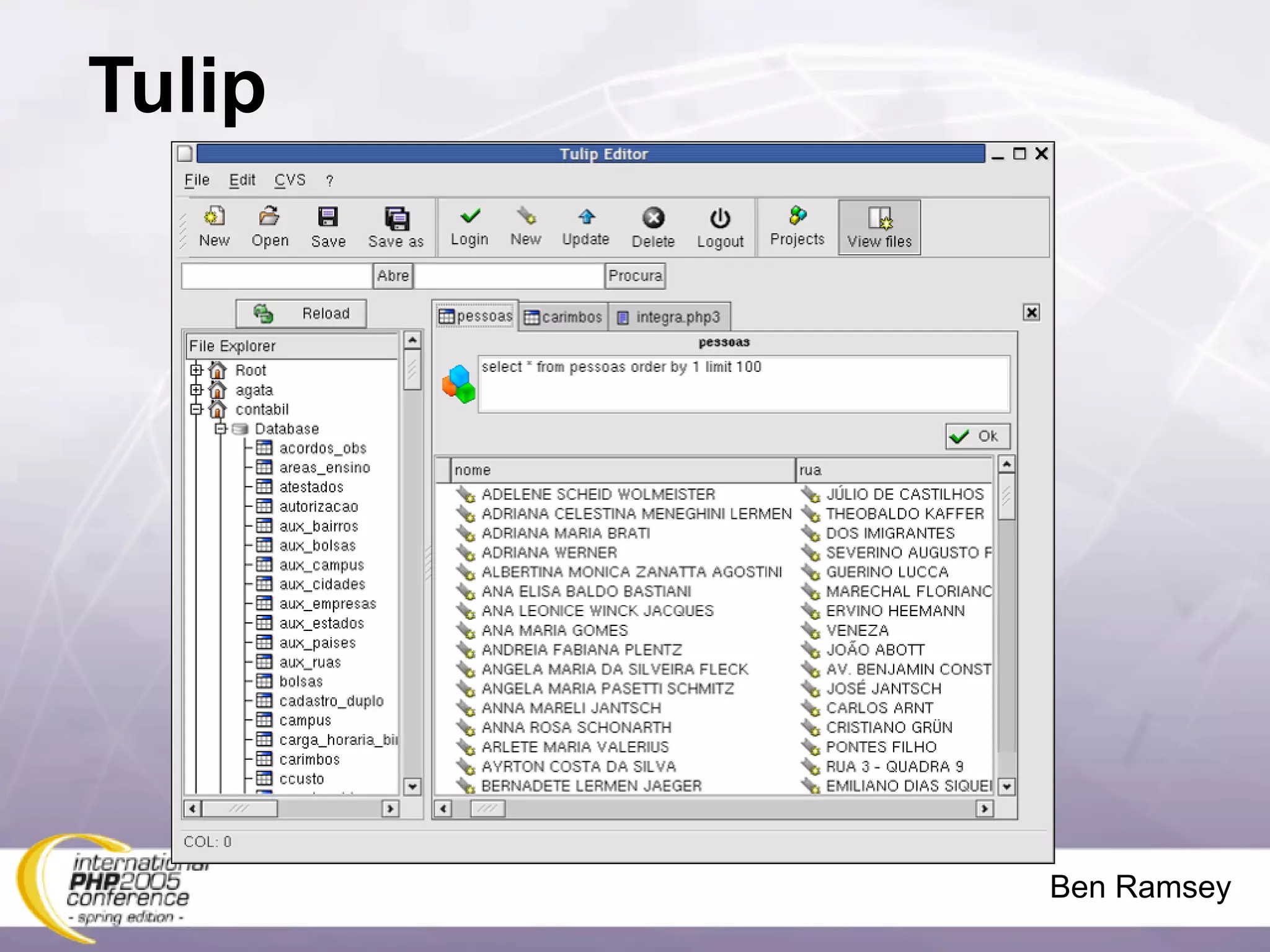 Tulip




        Ben Ramsey
 