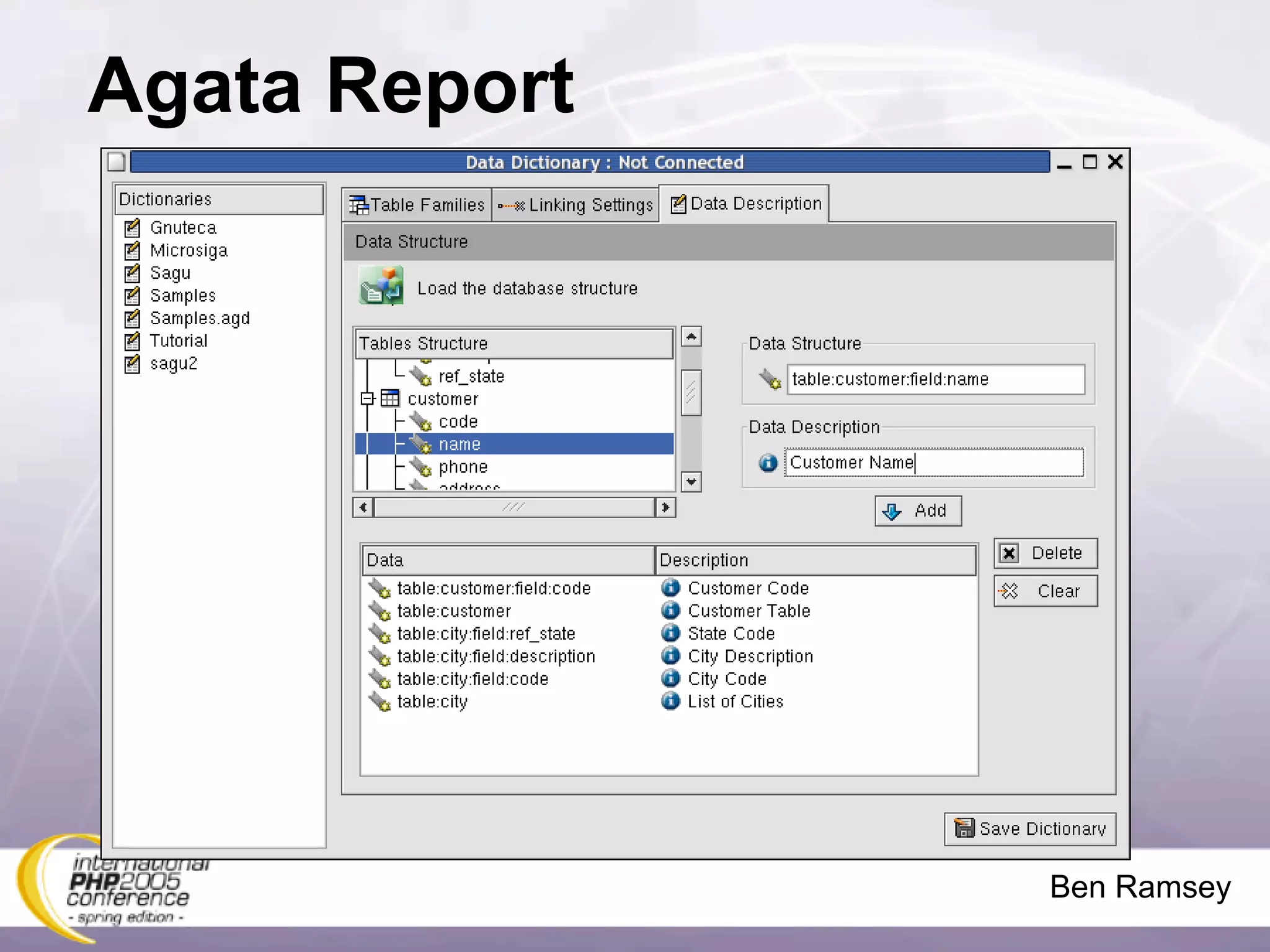 Agata Report




               Ben Ramsey
 