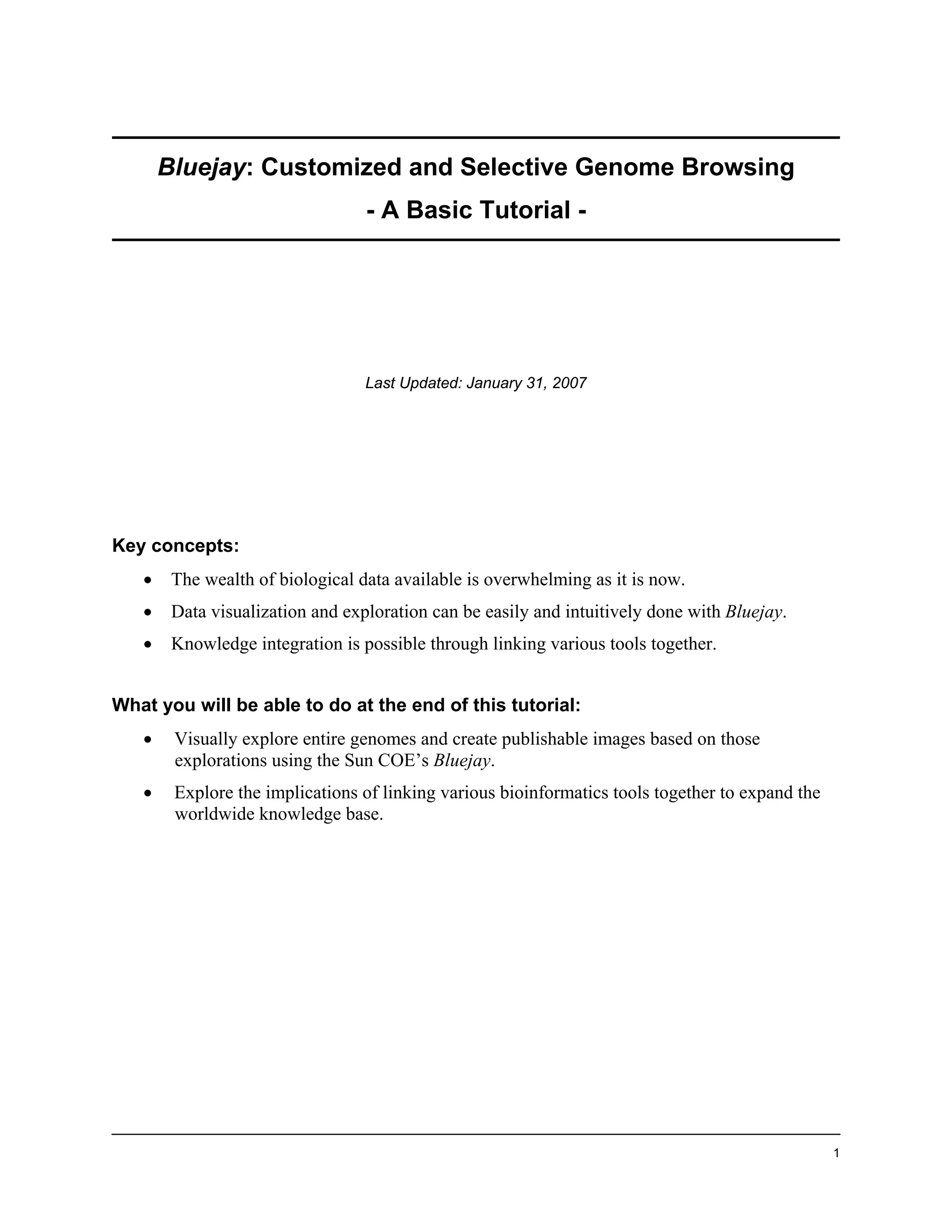Bluejay basic tutorial pdf